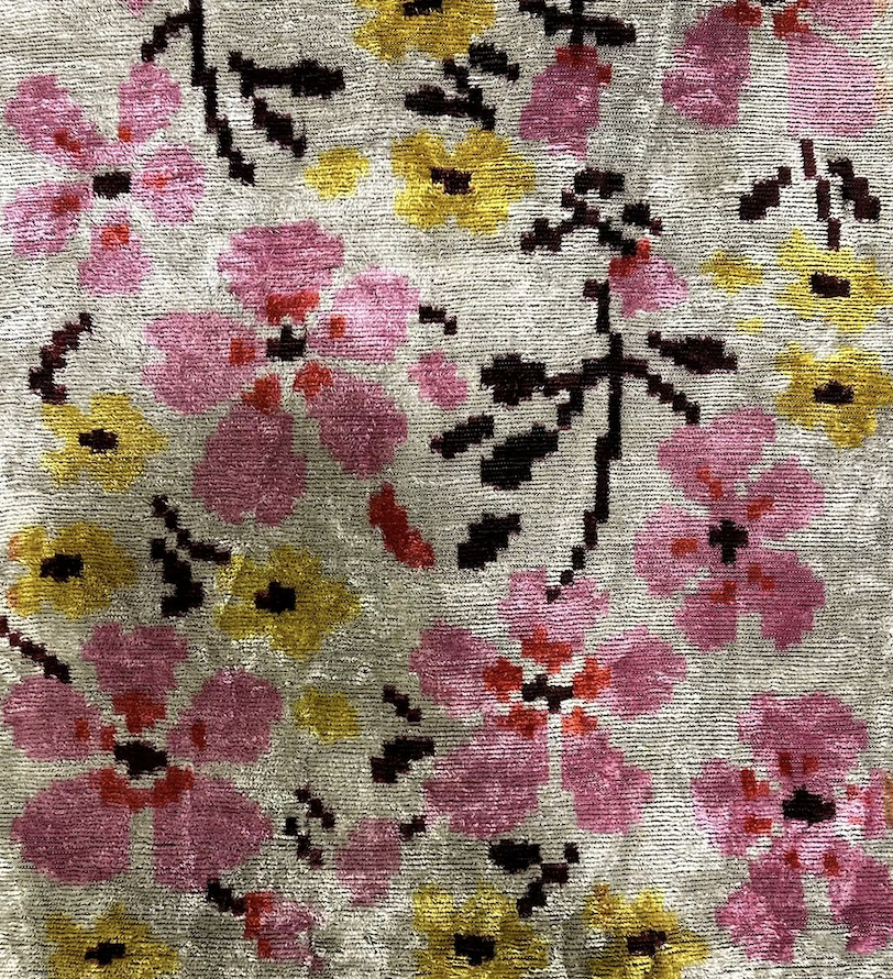 Large Tote Ikat Handle